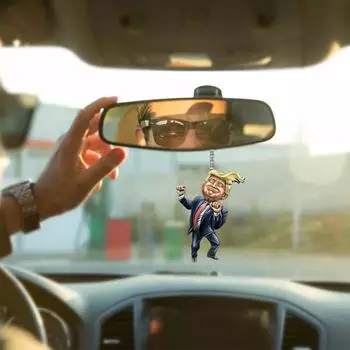 Подвеска заднего вида президента, акриловая подвеска заднего вида, 2D акриловая подвеска, подвеска заднего вида президента, аксессуары для салона автомобиля, декор