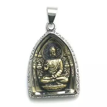 Подвеска «Защита Будды» унисекс из нержавеющей стали 316L
