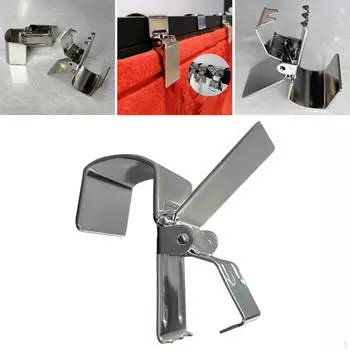 Подвеска-зажим для ковра Сверхпрочная для вывешивания ковриков Настенная с зажимом для гобелена, полотенца, шали