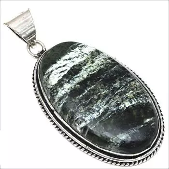 Подвеска Zebra Jasper Gemstone Handmade Gift For Her Silver Jewelry 2