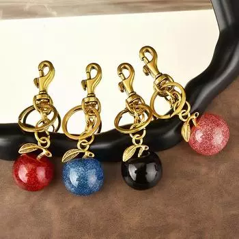 Подвески-брелки Apple, изысканные автомобильные брелки, сумки, подвесные украшения, аксессуары для женских сумок as the picture