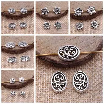 Подвески для изготовления ювелирных изделий, комплект, кулон, ювелирные аксессуары «сделай сам», цветочные бусины, подвески 5pcs-10mm-B14285