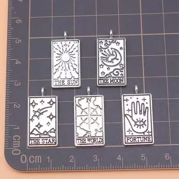 Подвески для изготовления ювелирных изделий, Таро, поделки своими руками, 5 шт./компл.