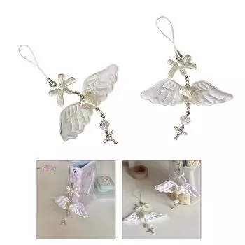 Подвески для ключей с милым сердечком и бантом для телефона, подвески для ключей от машины, модные украшения для сумок, ремешок для кошелька, аксессуары