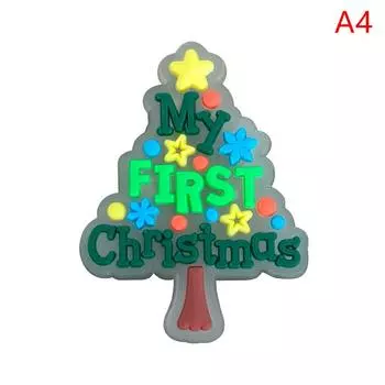 Подвески для обуви ПВХ аксессуары для обуви мультфильм смешные украшения ночное свечение для женщин мужчин детей унисекс подарки Рождество