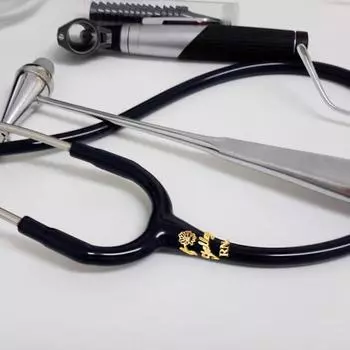 Подвески для стетоскопа с идентификационной биркой из полированной титановой стали, именная бирка для стетоскопа, праздничный подарок для врача, медсестры, помощника врача