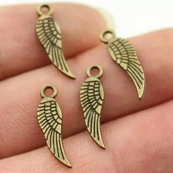 Подвески для телефона с маленькими крыльями ангела, новые ювелирные подвески