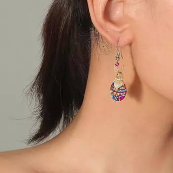 Подвески для ушей, привлекательные легкие висячие серьги с героями мультфильмов, акриловые серьги с пасхальным кроликом, женские серьги, ювелирные аксессуары A