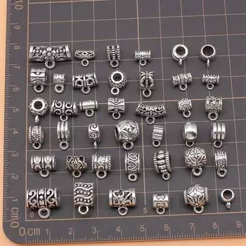 Подвески для ювелирных изделий, бусины под залог, милые предметы, оптом, 40 шт./компл.