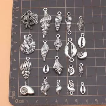 Подвески для ювелирных изделий, милые предметы по индивидуальному заказу, 21 шт./компл.