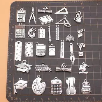 Подвески для ювелирных изделий, школьные принадлежности, материалы для выпускных колпачков, 30 шт./компл.