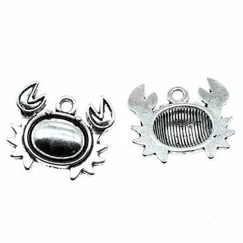 Подвески из сушеных крабов и креветок для изготовления ювелирных изделий, кулон, аксессуары для поделок своими руками