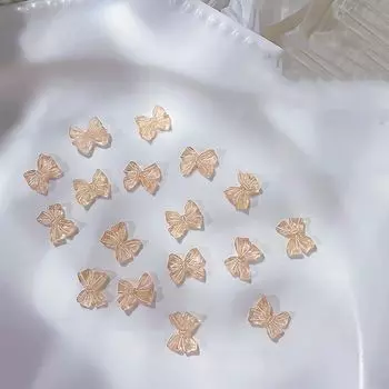 Подвески Кристалл Украшения для ногтей Банты Украшения для ногтей Бантики Стразы для ногтей Сверла для ногтей с бантами шампанского