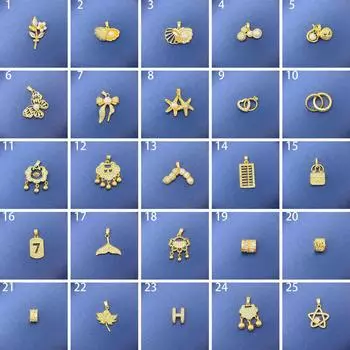 Подвески-лидеры продаж оптом. Сотни медных одиночных подвесок с цепочками оптом от фабрики-источника. Цепи не включены.