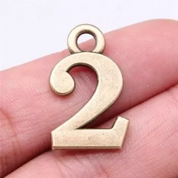 Подвески с цифровыми бирками Фурнитура Ремесла Ювелирные изделия Подвески