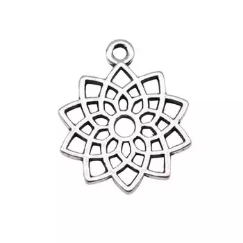 Подвески в виде чакры для изготовления ювелирных изделий, кулон, аксессуары для поделок своими руками