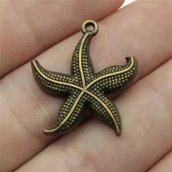 Подвески в виде морских звезд Оптовая продажа ювелирных изделий для поделок своими руками