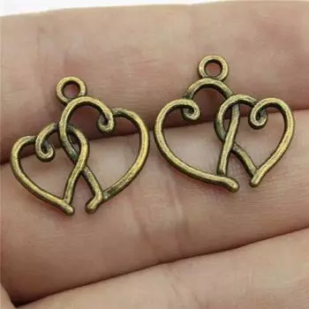 Подвески в виде полых сердечек, новые украшения для изготовления ювелирных изделий