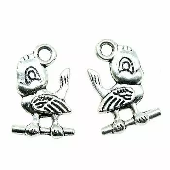 Подвески в виде птиц для изготовления ювелирных изделий, подвески, аксессуары для поделок своими руками