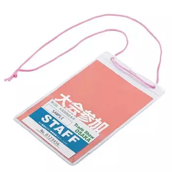 Подвесная бирка для имени для мероприятий Good-L размером с небольшую открытку, большего размера, [String: Розовый, 100шт.] (100)