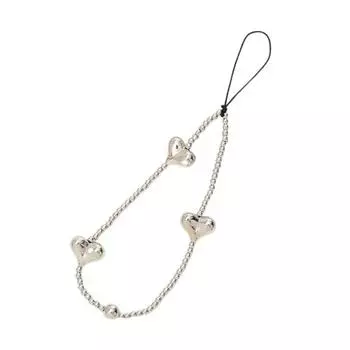 Подвесная цепочка для телефона с бисером, ремешок для мобильного телефона, универсальный шнурок для телефона, регулируемый A