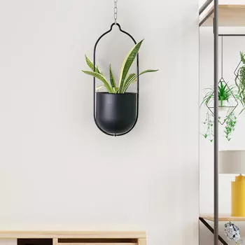 Подвесная цветочная корзина, цветочный горшок, прочный, универсальный, практичный держатель для цветочного контейнера для спальни