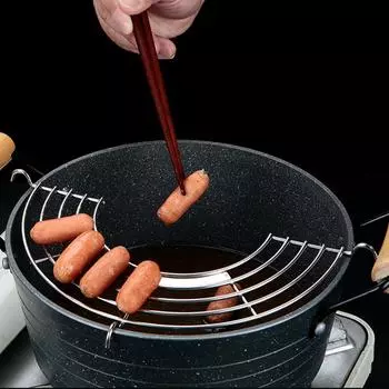 Подвесная фритюрница из нержавеющей стали, подставка для пароварки, подставка для слива масла, корзина для пельменей, пароварки, новые кухонные принадлежности