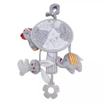 Подвесная игрушка для детской коляски, мягкая и удобная плюшевая подвеска в виде животного для новорожденного в скандинавском стиле