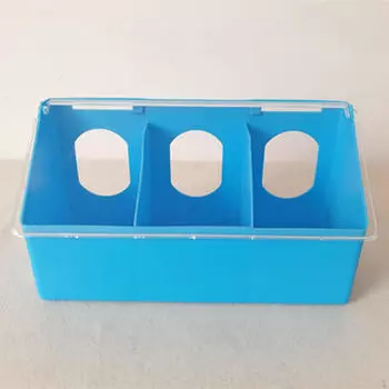 Подвесная клетка для голубей с двумя отверстиями, Кормушка для птиц с прорезями для голубей, Коробка для кормления