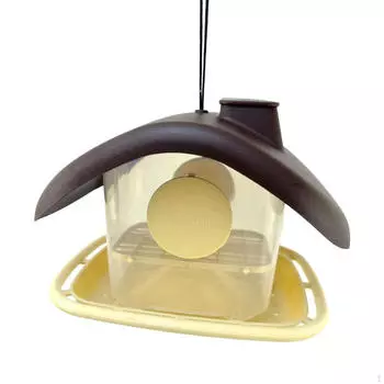 Подвесная кормушка для птиц Прочный домик 2 в 1 для иволг, синих птиц, воробьев