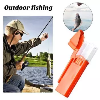 Подвесная коробка с красным червем, высокопрочный многоразовый легкий портативный чехол для рыболовной приманки, контейнер для хранения червей A