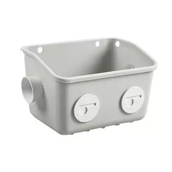 Подвесная корзина для хранения без отверстий, многофункциональная корзина для хранения из полипропилена, органайзер для бытовых мелочей на тумбочке у кровати