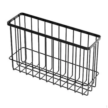 Подвесная корзина для хранения из железной проволоки, навесной ящик, многофункциональная сетчатая корзина для кухни, S