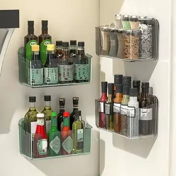 Подвесная корзина, корзина для хранения лука, имбиря, чеснока со сливным отверстием, настенный подвесной ящик для хранения косметики для кухни, ванной комнаты чистый