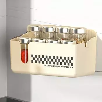 Подвесная корзина, корзина для хранения лука, имбиря, чеснока со сливным отверстием, настенная подвесная коробка для хранения косметики, кухня, ванная комната