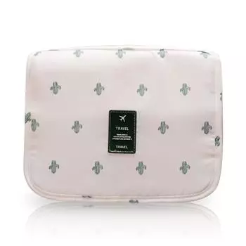 Подвесная косметичка из ткани Оксфорд, органайзер для косметики большой емкости с крючком, складная сумка для хранения, туалетные принадлежности