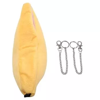 Подвесная кровать для домашних животных вельветовая в форме банана, домик-гнездо для хомяка, гамак(желтый) жёлтый