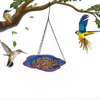 Подвесная купальня для птиц, купальня для птиц, кормушка для газона, снаружи, на открытом воздухе