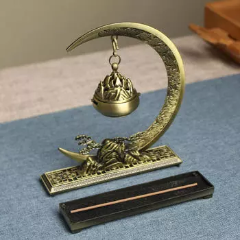 Подвесная курильница, китайский фермерский дом, настольное украшение для новоселья для йоги Gourd