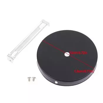 Подвесная люстра, лампа, пластина, металлический потолок, фиксированное шасси, настенное основание, аксессуары, 12 см, инструменты для ретро-подвесного светильника своими руками