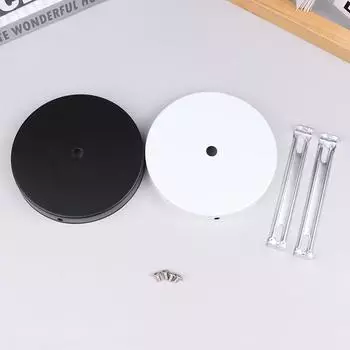 Подвесная люстра, лампа, пластина, металлический потолок, фиксированное шасси, настенное основание, аксессуары, 12 см, инструменты для ретро-подвесного светильника своими руками