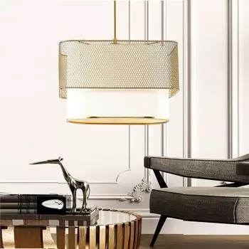 Подвесная люстра Suffisant Gold White