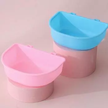 Подвесная миска для воды для кошек без запаха, устойчивая к трещинам, дозатор корма для домашних животных, кормушка для собак для дома синий