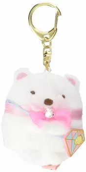 Подвесная мягкая игрушка-домик крота Sumikkogurashi Белый медведь MY96701 San-X