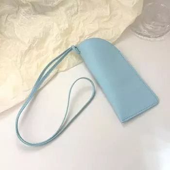 Подвесная на шею сумка для очков из ПУ кожи, защитный чехол для очков, сумка для солнцезащитных очков, сумка для очков, для улицы