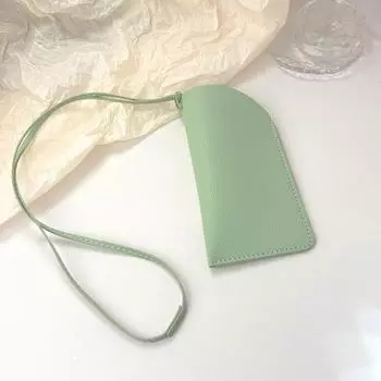 Подвесная на шею сумка для очков из ПУ кожи, защитный чехол для очков, сумка для солнцезащитных очков, сумка для очков, для улицы