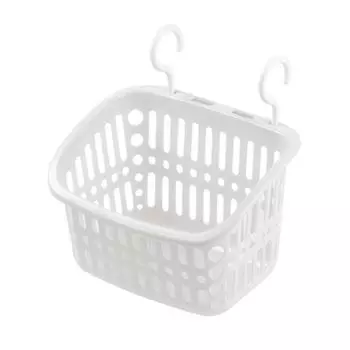 Подвесная пластиковая корзина для хранения вещей для ванной комнаты, кухни, душа, комнаты в общежитии, настенный органайзер для хранения вещей