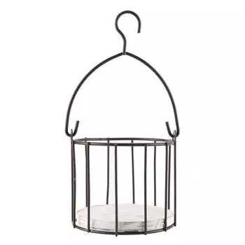 Подвесная подставка для цветов из железа в стиле Северной Европы, искусственная корзина для растений