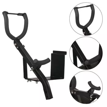 Подвесная подставка для саксофона альт-тенор Держатель саксофона Полка для показа саксофона Стеллаж для выставки товаров Вешалка для саксофона Wallmounted Type чёрный