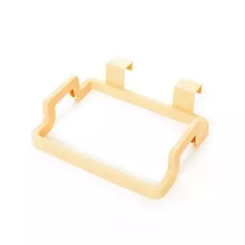 Подвесная полка для мешка для мусора, стойка для мешка для мусора, сумка для мусора, стеллаж для хранения, держатель, портативный шкаф, стеллаж для мусора, кухонные гаджеты бежевый